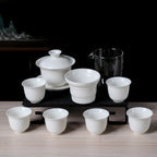清雅純白品茗茶具套裝