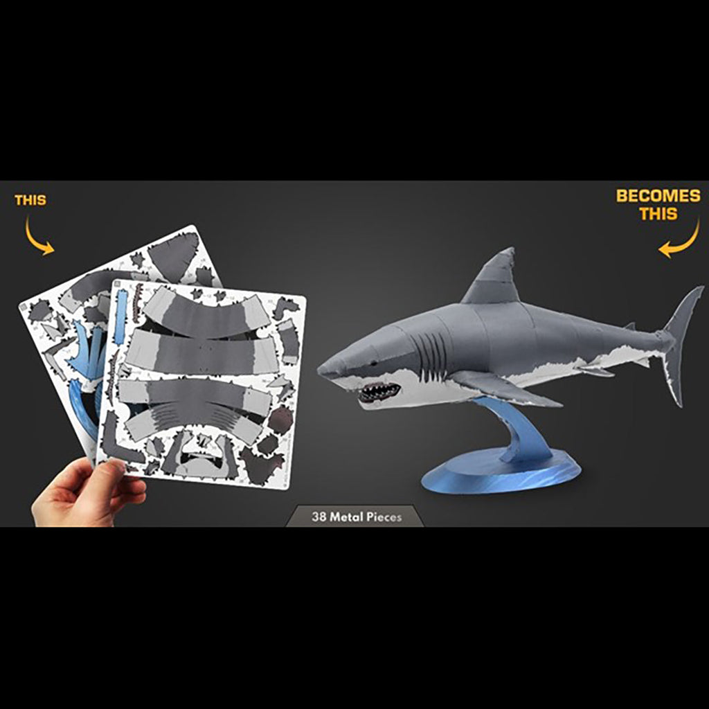 Great White Shark Model - Steel