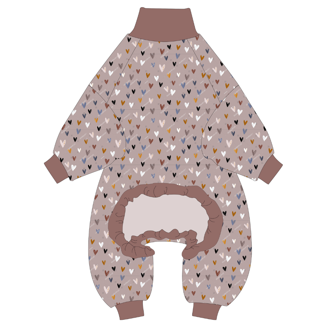 Neutral Love Dog Pajamas
